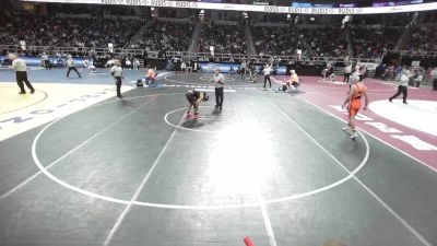 II-126 lbs Champ. Round 1 - Dylan Newman, Falconer/Cassadaga Valley vs Karian Aspinall, Bronx Studio School