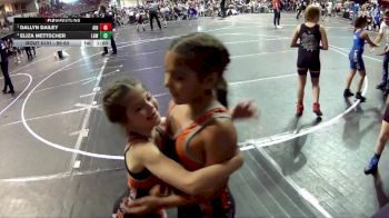 90-93 lbs Round 2 - Dallyn Dailey, Ainsworth vs Eliza Mettscher, Lincoln Girls Wrestling