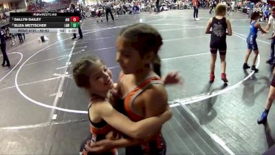 90-93 lbs Round 2 - Dallyn Dailey, Ainsworth vs Eliza Mettscher, Lincoln Girls Wrestling