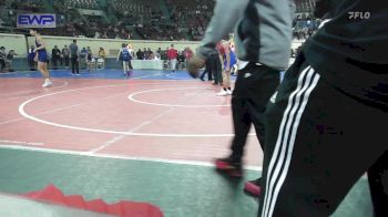 110 lbs Quarterfinal - Klayten Duggins, Central Middle School vs Carsten Cagle, Team Choctaw