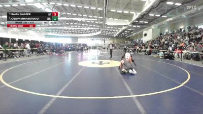 141 lbs 5th Place Match - Isaiah Shafer, Rit vs Joseph Innamorato, Centenary (nj)