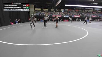 165 lbs Cons. Round 3 - 11 Eli Clemmons, Cumberland vs 14 Jasitin Kubwimmana, Campbellsville
