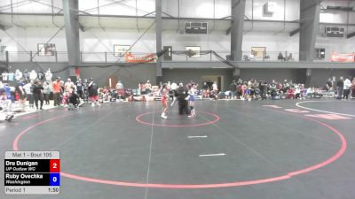 51.8-54 lbs Champ. Round 2 - Dru Dunigan, UP Outlaw WC vs Ruby Ovechka, Washington