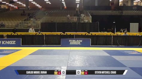 Steven Mitchell Craig vs Carlos Miguel Duran 2025 Pan Jiu Jitsu IBJJF Championship