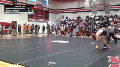 126 lbs Quarterfinal - Braiden Schaufenbuel, NH/TV vs Elmer Trinidad, North Fayette Valley