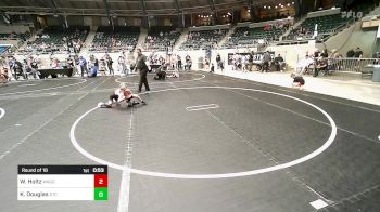 55 lbs Round Of 16 - Wyatt Holtz, Wagoner Takedown Club vs Kyler Douglas, Sallisaw Takedown Club