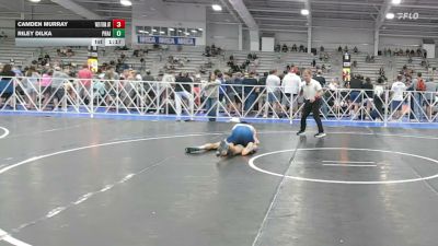 132 lbs Round Of 64 - Camden Murray, Va26 Elite - HSB vs Riley Dilka, Prairie Outlaws - HSB