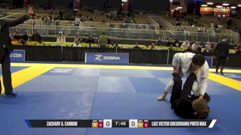 Luiz Victor Gregoriano Pinto Max vs Zachary A. Cannon 2025 Pan Jiu Jitsu IBJJF Championship