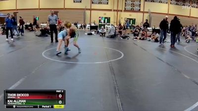 100 lbs Round 2 (10 Team) - Kai Allman, Headhunters vs Thor Dicicco, Kraken