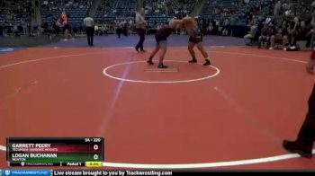 5A - 220 lbs Cons. Semi - Garrett Peery, Tecumseh-Shawnee Heights vs Logan Buchanan, Newton