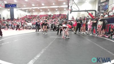 105 lbs Rr Rnd 2 - Riley Laho, Ponca City LadyCat Wrestling vs Presley Beard, Oklahoma Mafia