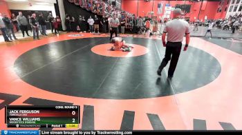132 lbs Cons. Round 5 - Vance Williams, Woodstock (MARIAN) vs Jack Ferguson, YORKVILLE (HS)