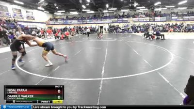 184 lbs Cons. Round 2 - Darrius Walker, Linfield University vs Nidal Farah, Lakeland