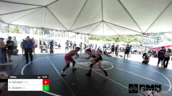 190 lbs Round Of 32 - Andrew Salvador, Chino Hills WC vs Ezekiel Tackett, Silverback WC