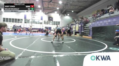 98-106 lbs Rr Rnd 4 - Josey Jones, Skiatook Youth Wrestling vs Malaki McAnally, Tiger Trained Wrestling