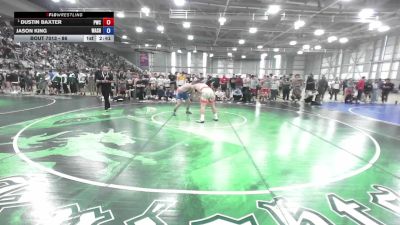 86 lbs Quarters - Dustin Baxter, Punisher Wrestling Company vs Jason King, Washington