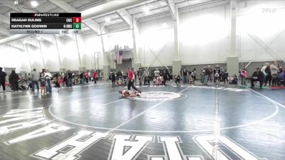 46 lbs Round 1 - Kathlynn Godwin, RWC - Roy Wrestling Club vs Reagan Duling, Charger Wrestling Club
