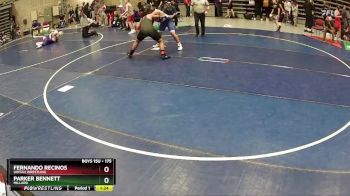 175 lbs Quarterfinal - Fernando Recinos, Uintah Wrestling vs Parker Bennett, Millard