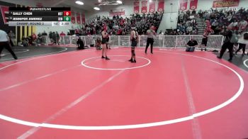 115 lbs Champ. Round 2 - Sally Chen, Westminster vs Jennifer Jimenez, South El Monte