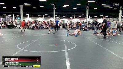 160 lbs Round 3 (4 Team) - Cade Hirstine, Black Fox Wrestling vs Drew Teeter, Rebellion