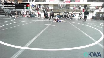 85 lbs 3rd Place - Ares Pearson, Norman North vs Cade Cummins, Choctaw Ironman