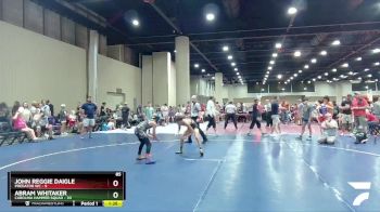 85 lbs Round 4 (6 Team) - Abram Whitaker, Carolina Hammer Squad vs John Reggie Daigle, Predator WC