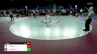 144 lbs Final - Aidan Baum, Milford [MA] vs Sidney Tildsley, Shawsheen