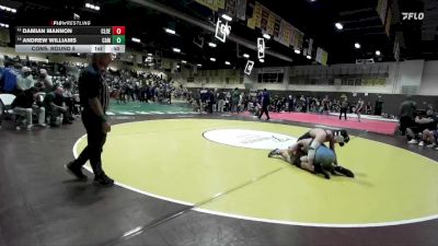 165 lbs Cons. Round 5 - Andrew Williams, Camarillo vs Damian Mannon, Clovis East