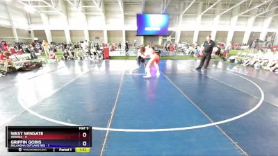 165 lbs Semis & 1st Wrestleback (8 Team) - West Wingate, Virginia vs Griffin Goins, Oklahoma Outlaws Red