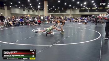 113 lbs Round 2 (4 Team) - Landon Higginbotham, BHWC/Duval Elite vs Tobyas Boyett, Trojan WA