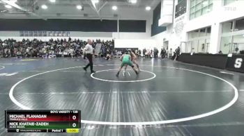 138 lbs Cons. Round 2 - Michael Flanagan, Trabuco Hills vs Nick Khataie-Zadeh, Aliso Niguel