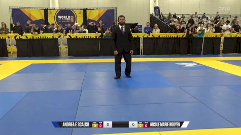 Nicole Marie Nguyen vs Andrea E Scalisi 2024 World IBJJF Jiu-Jitsu No-Gi Championship