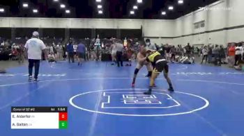 132 lbs Consolation - Eric Alderfer, PA vs Aj Gaitan, CA