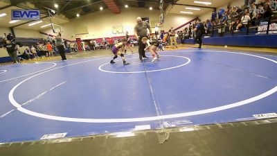 61 lbs Consi Of 8 #2 - Ryett Rinn, Tulsa Blue T Panthers vs Dallas Rice, Vian Wrestling Club