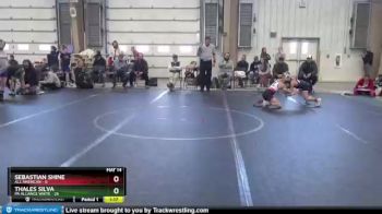 68 lbs Round 4 (8 Team) - Sebastian Shine, All American vs Thales Silva, PA Alliance White