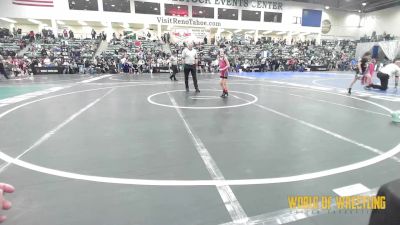 65 lbs Round Of 32 - Malaya Burgess, GOLDRUSH Academy vs Savannah Phelan, Legacy Dragons