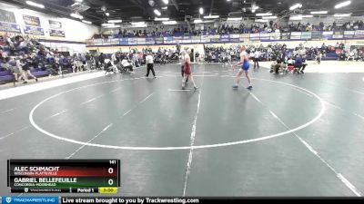 141 lbs Cons. Round 3 - Gabriel Bellefeuille, Concordia-Moorhead vs Alec Schmacht, Wisconsin-Platteville