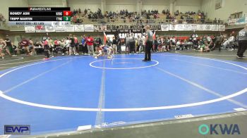 92 lbs Rr Rnd 4 - Rowdy Ash, Keystone Kids Wrestling Club vs Tripp Martin, Team Tulsa Wrestling Club