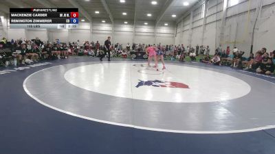 105 lbs Mackenzie Carder, Ohio Blue vs Remington Zimmerer, Colorado
