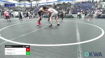 160 lbs Rr Rnd 3 - Josh Gibson, Eufaula Ironheads Wrestling Club vs Thatcher Snook, Deer Creek Wrestling Club