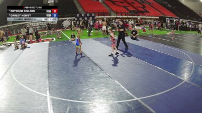 60-65 lbs Champ. Round 5 - Brydger Sellers, Utah vs Oakley Newby, Utah