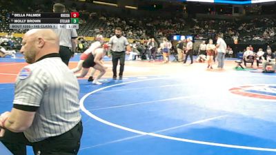 145 Class 1 lbs Quarterfinal - Bella Palmer, Odessa vs Molly Brown, St. Clair