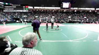 44 lbs Quarterfinal - Penelope Webb, SWC3 vs Josie McCoy, RIKA