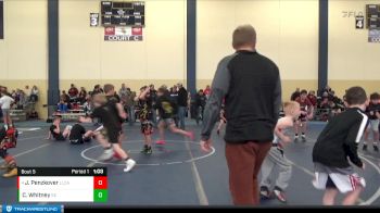 95 lbs Champ. Round 1 - Jacob Penzkover, LAW La Crosse Area Wrestling vs Chase Whitney, Scoring Edge