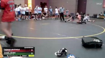 120 lbs Quarterfinals (8 Team) - Thomas Heatwole, Alpha Elite vs Daniel Skura, Ice Spice Elite
