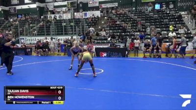 86 lbs Semifinal - Tajuan Davis, OK vs Ben Howenstein, SD