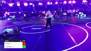 157 lbs Quarterfinal - Angel Ortiz, Top Notch WC vs Travis Johnson, Unattached