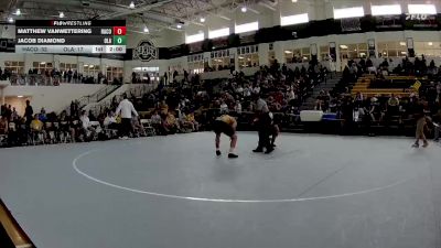 175 lbs Quarters & 1st Wb (16 Team) - Matthew VanWettering, Harris County vs Jacob Diamond, Ola