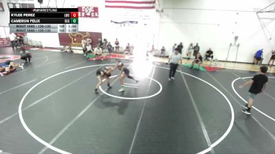 130-135 lbs Cons. Semi - Cameron Felix, SoCal Bears vs Kylee Perez, Legacy Wrestling Center