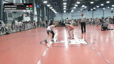 76 lbs Round 2 - 10:30am Friday - Garrett Raley, POWA vs Sutton Hawley, Oklahoma Elite